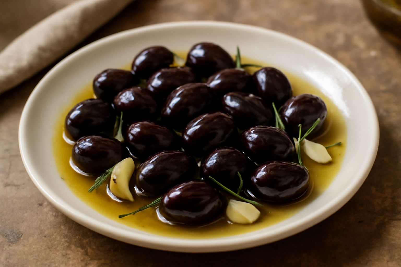 Olive nere sott'olio