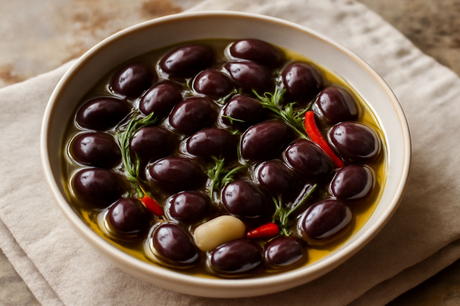 Olive taggiasche sottoli