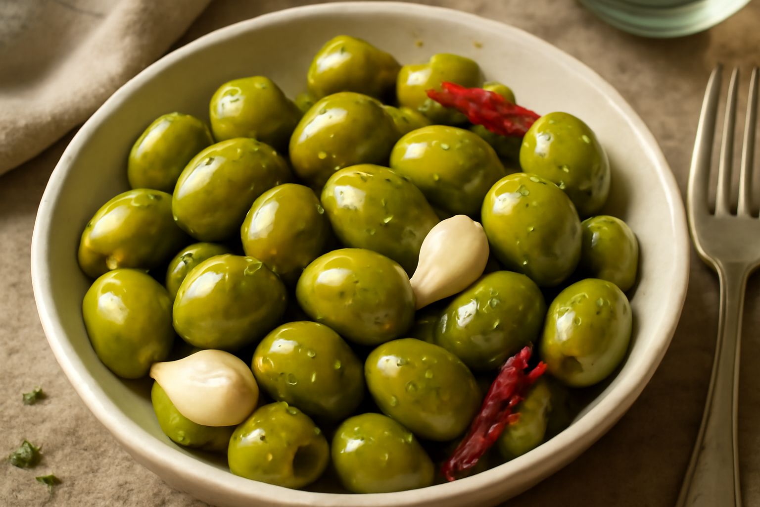 Olive verdi condite