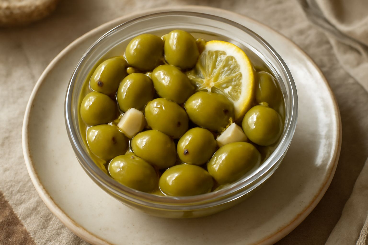 Olive verdi marinate