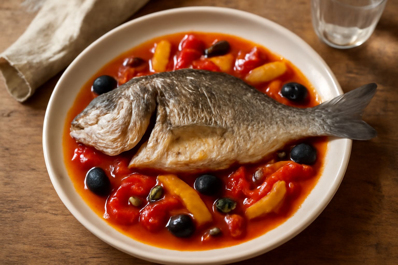 Orata alla calabrese