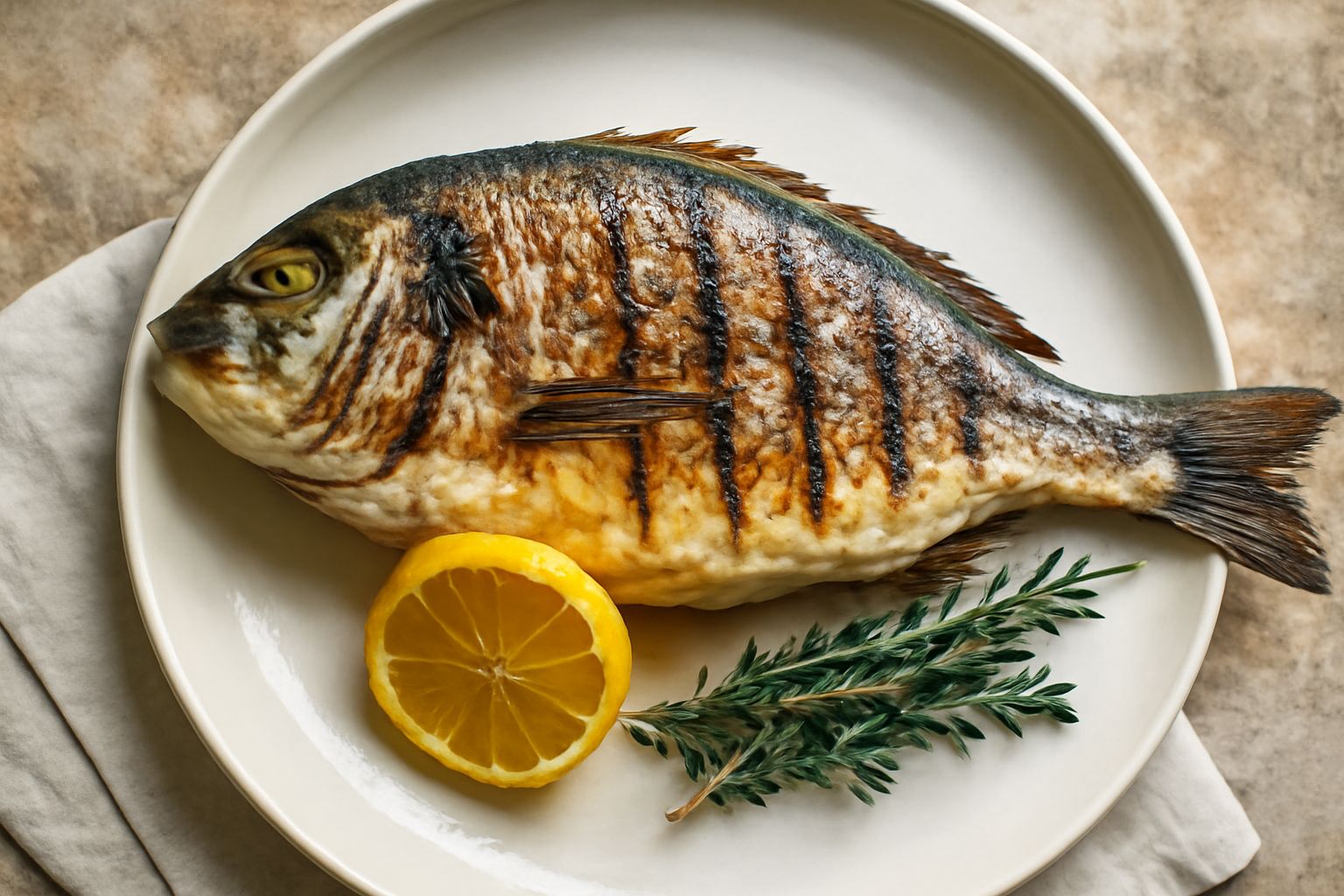 Orata alla griglia