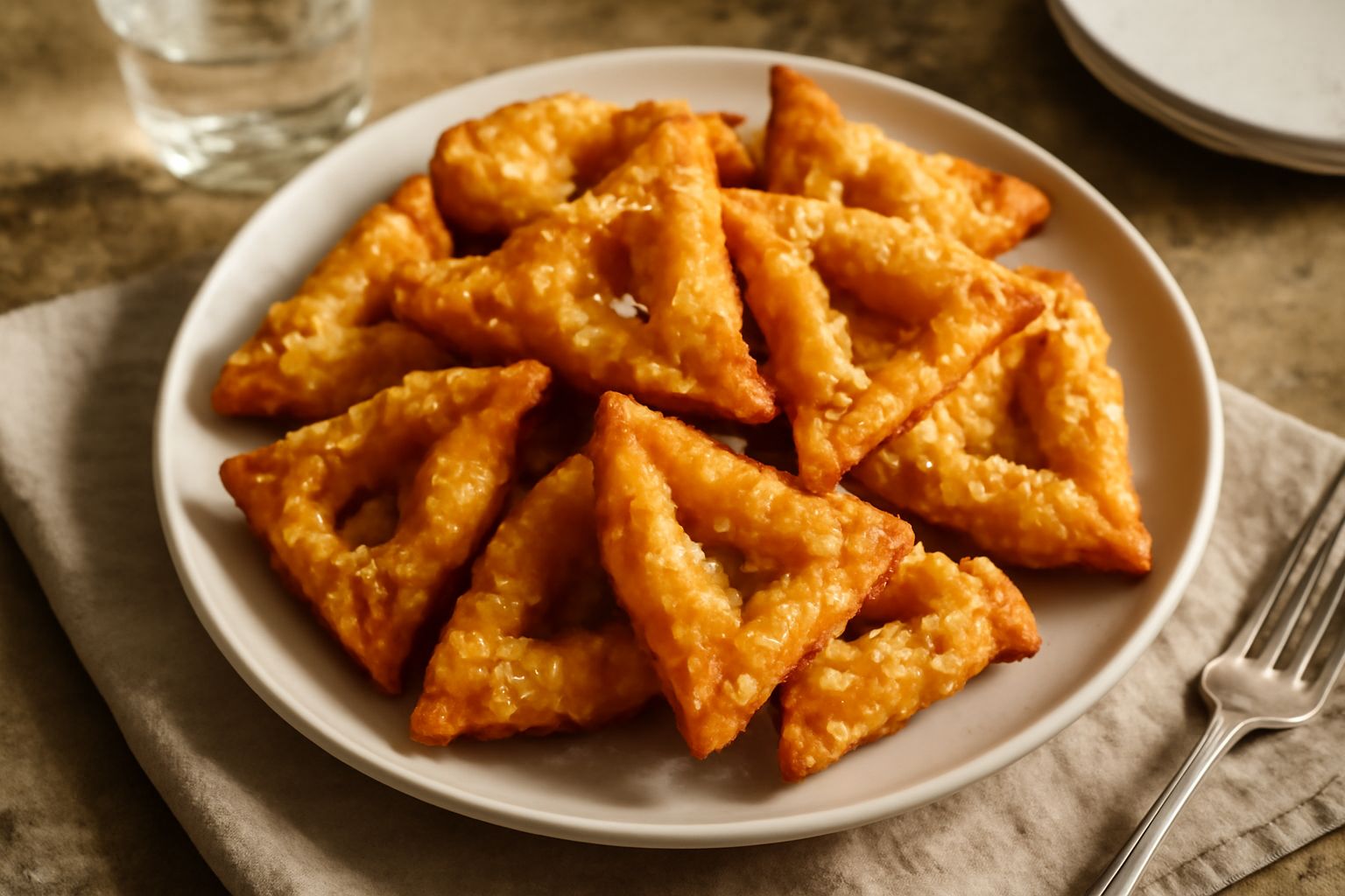 Orecchie di Haman salate