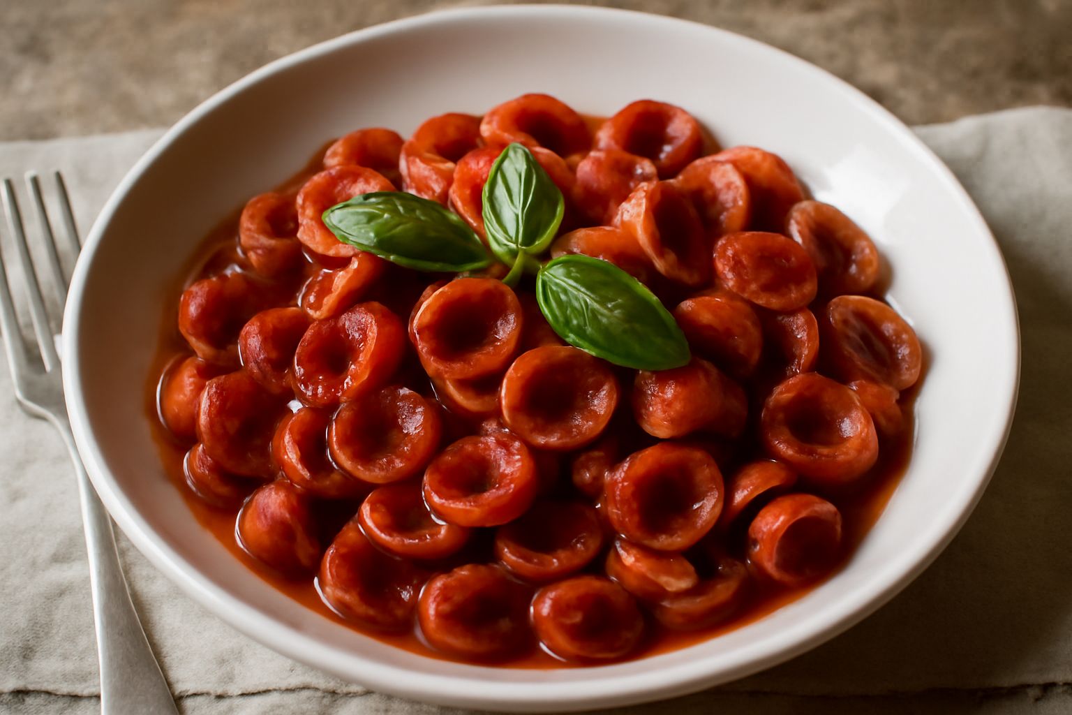 Orecchiette al sugo di pomodoro