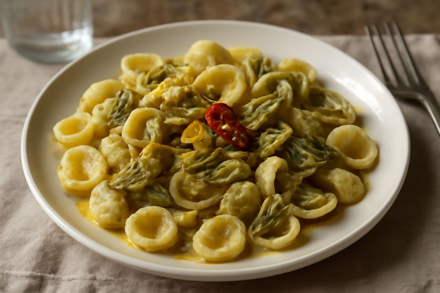 Orecchiette ca' carciofi
