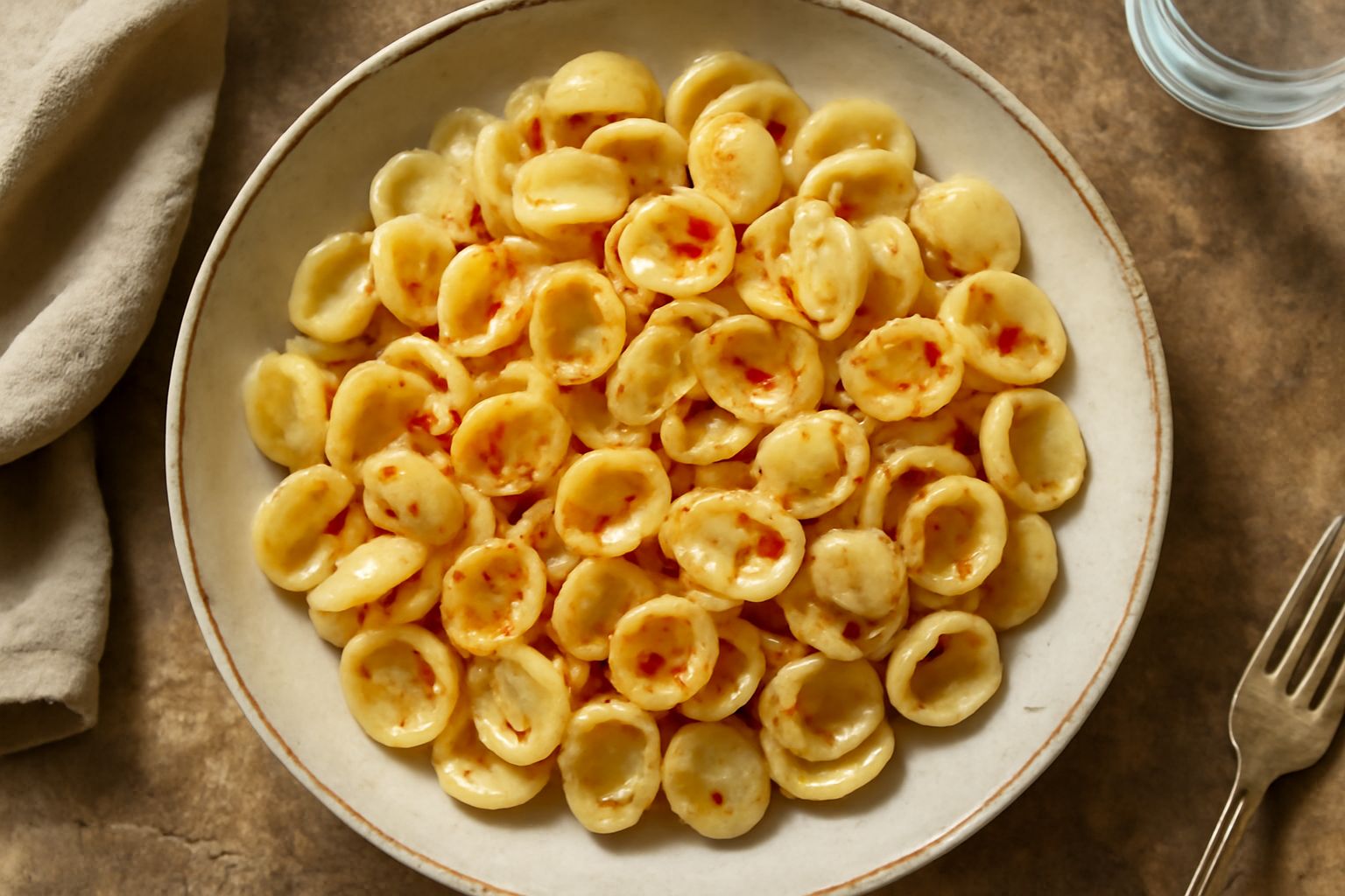 Orecchiette con aglio olio e peperoncino