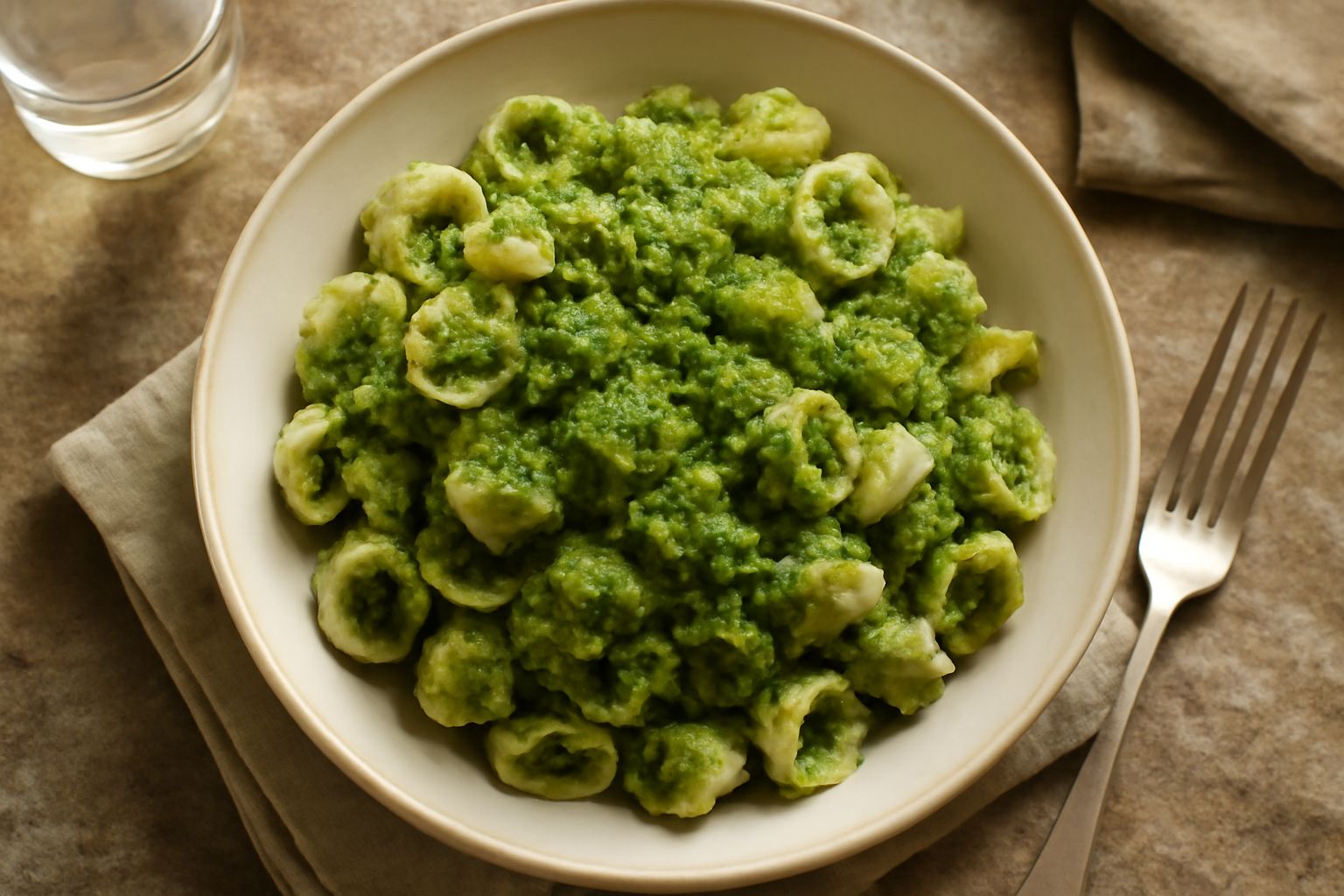 Orecchiette con broccoli arriminati