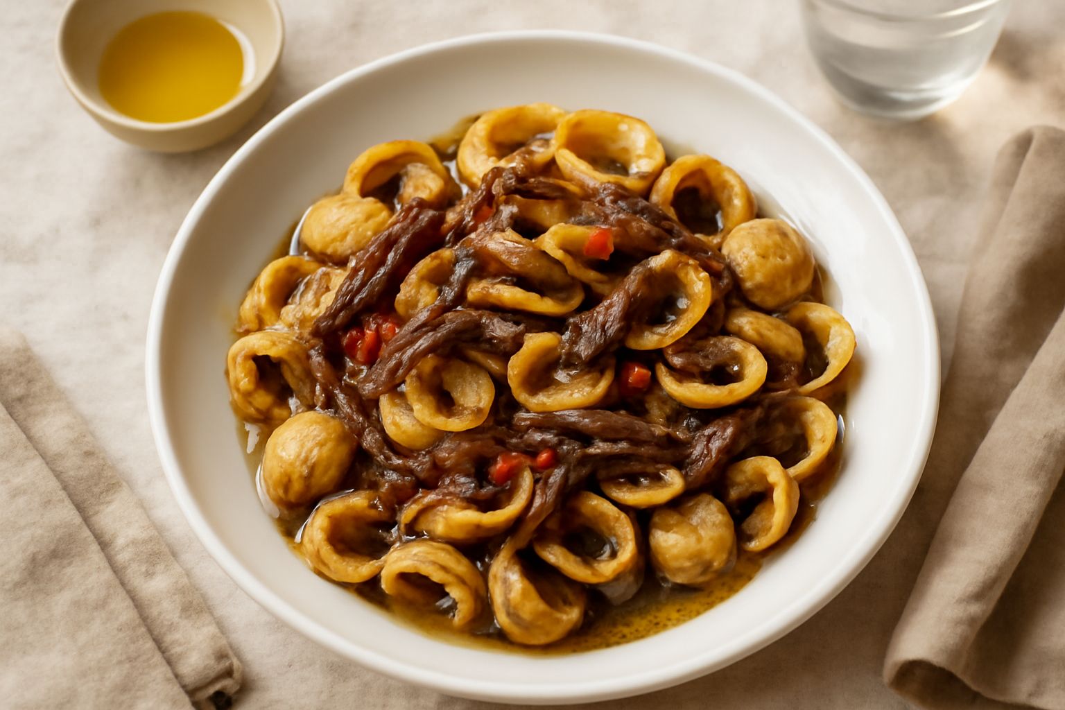 Orecchiette con le acciughe