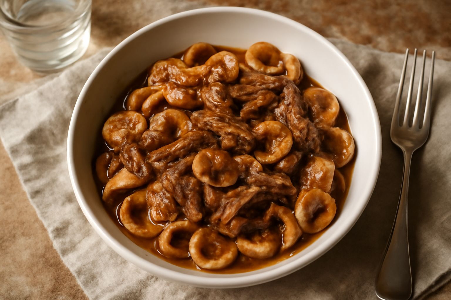 Orecchiette con sugo d'anatra