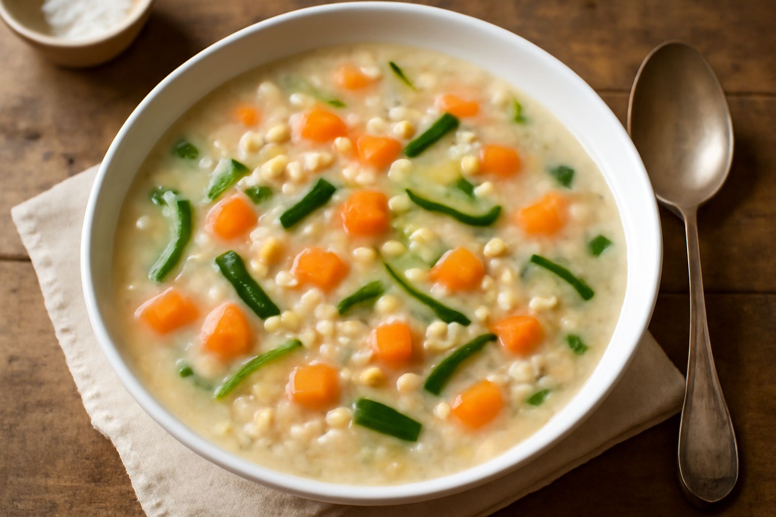 Orzata con le verdure