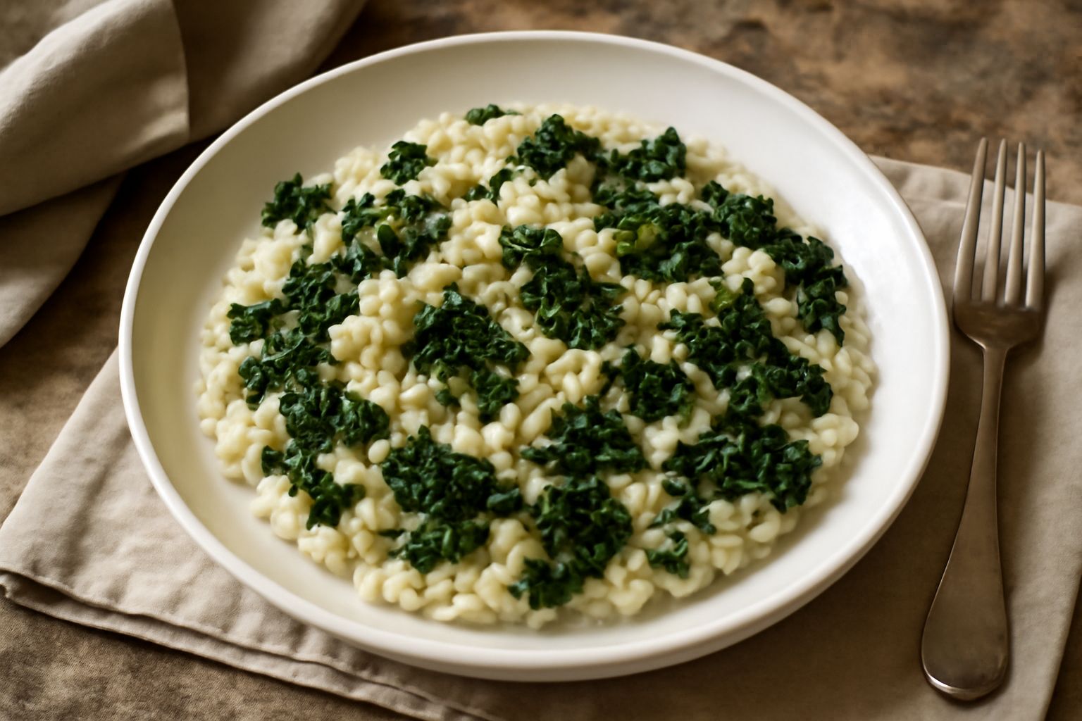 Orzo con cavolo