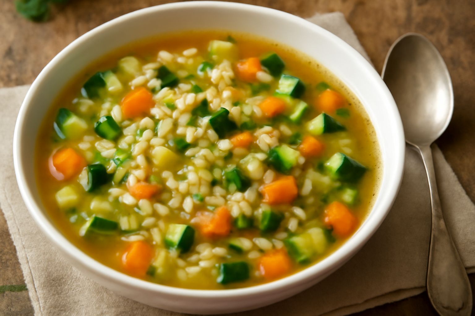 Orzo e verdure