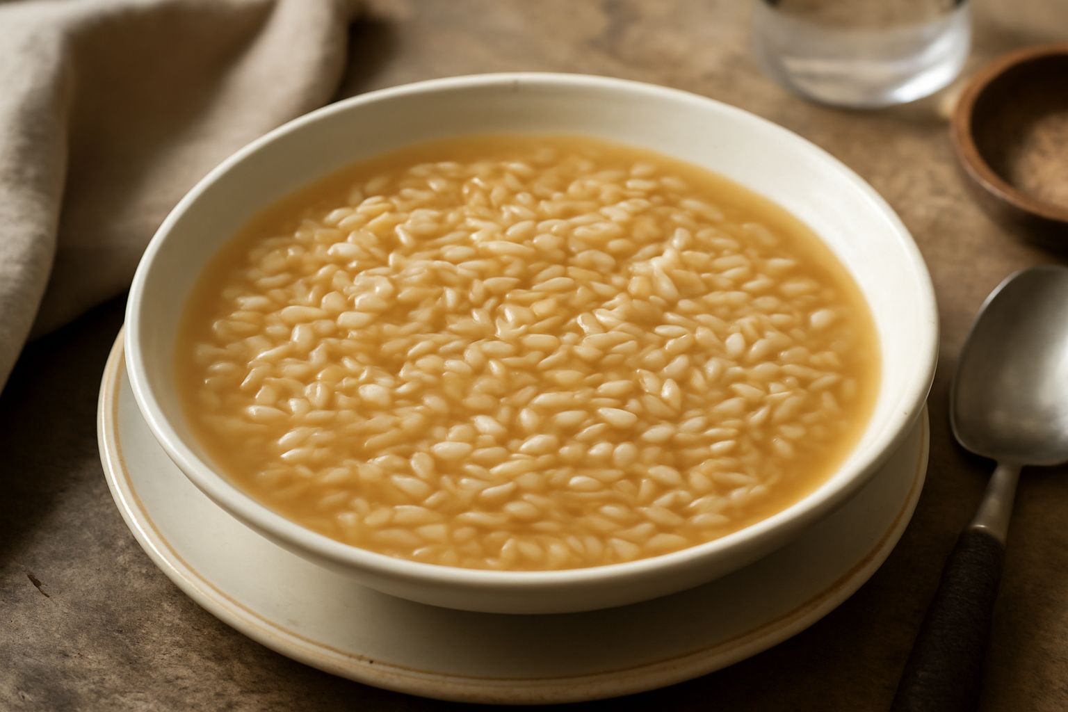 Orzo in brodo