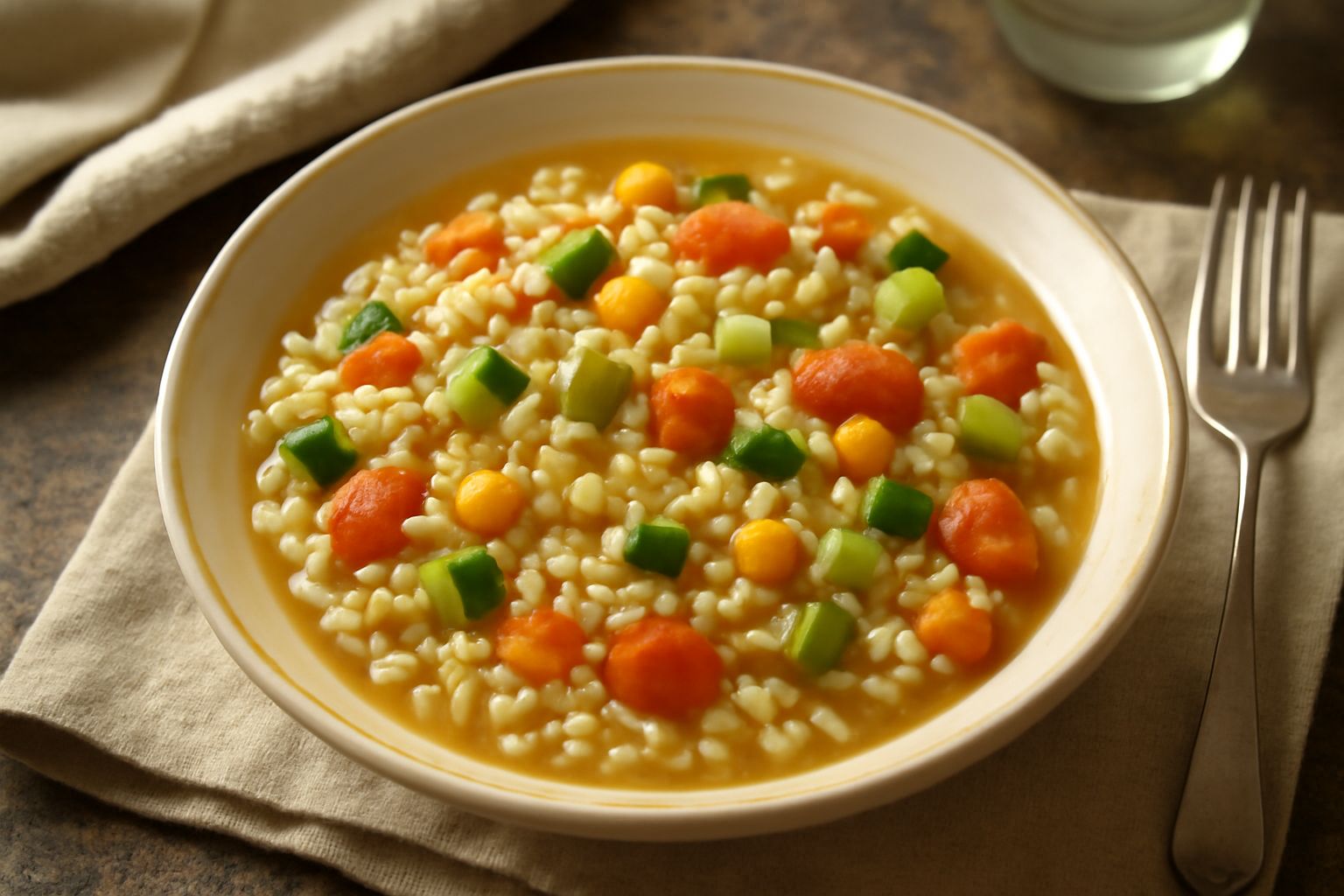 Orzo perlato con verdure