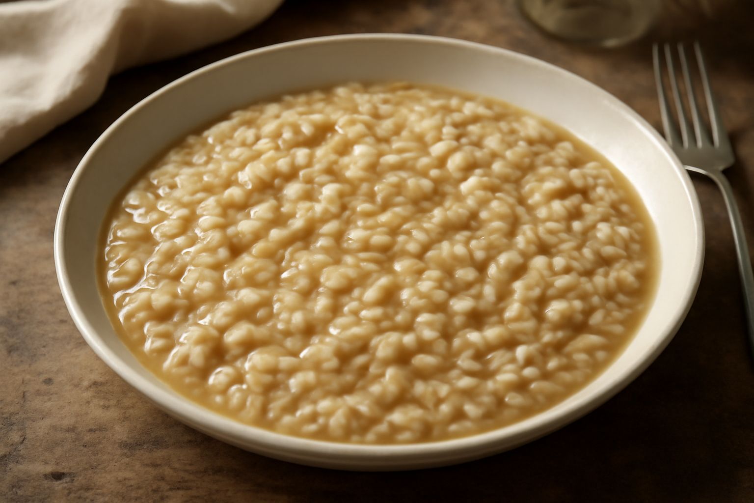 Orzotto con brodo di carcassa