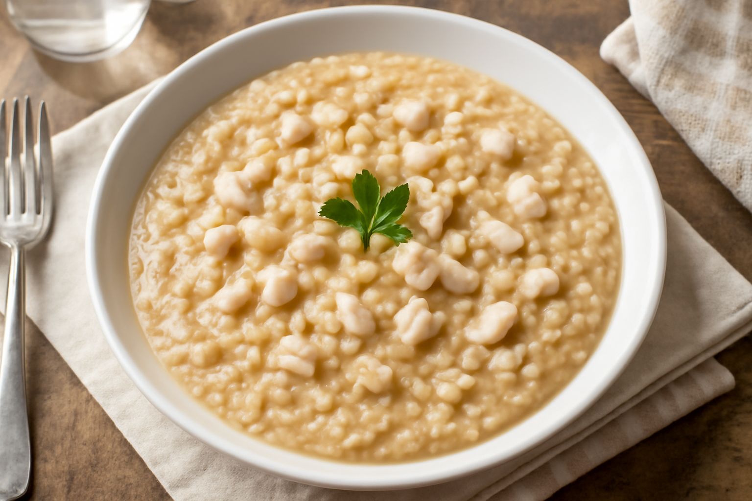 Orzotto con la rana