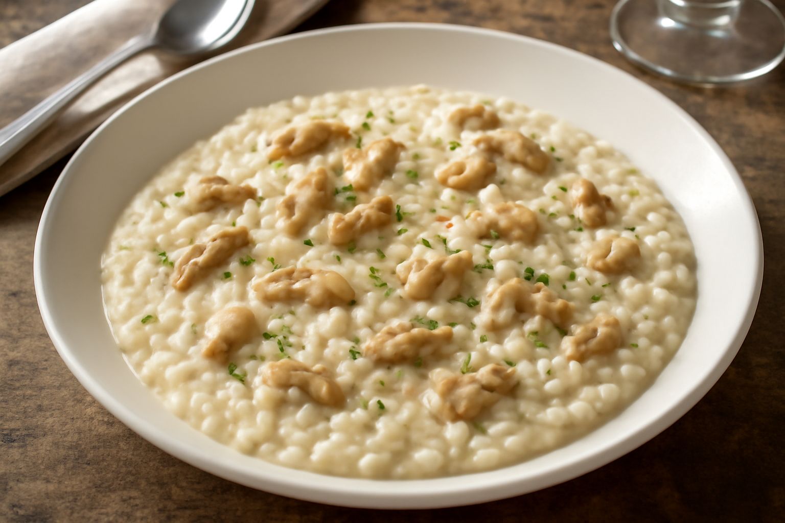 Orzotto con le rane