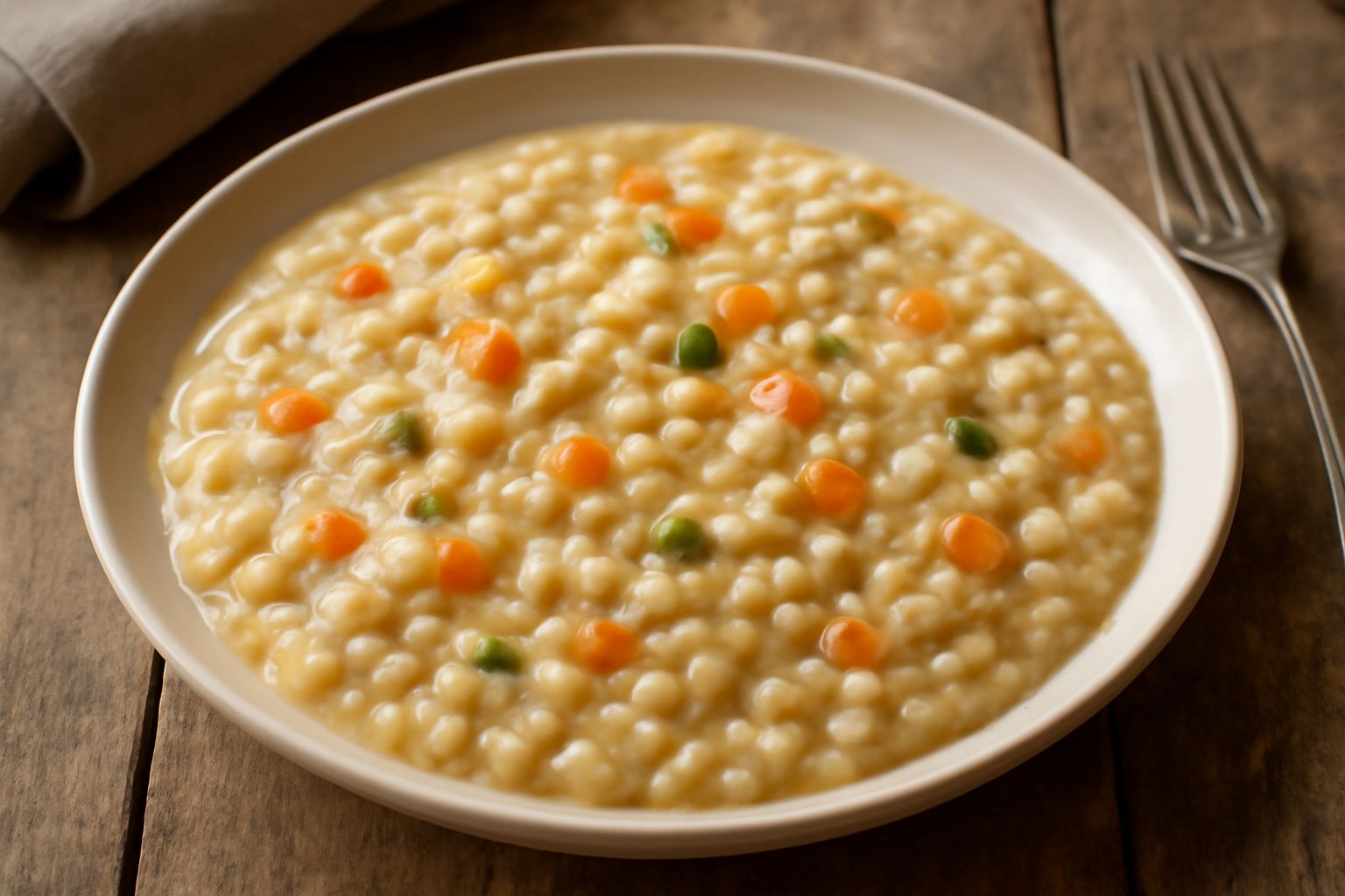 Orzotto d'orzo perlato: cremosità che nutre senza appesantire