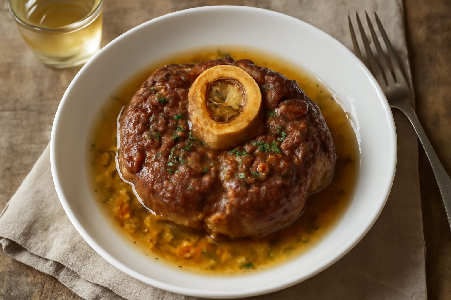 Ossobuco in bianco