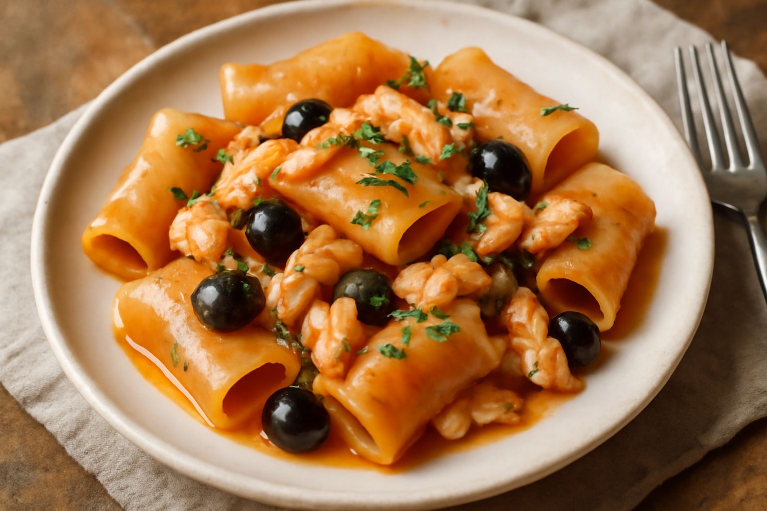 Paccheri di pesce