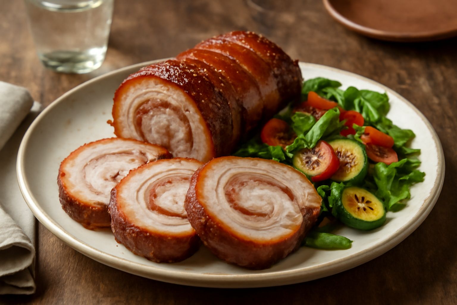 Pancetta arrotolata