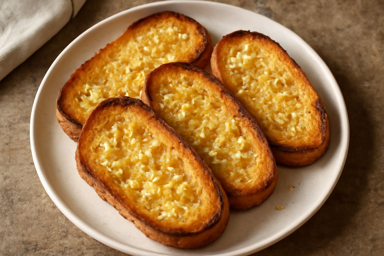 Pane abbrustolito con aglio