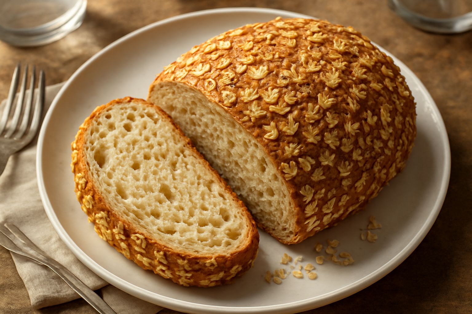 Pane ai fiocchi di grano