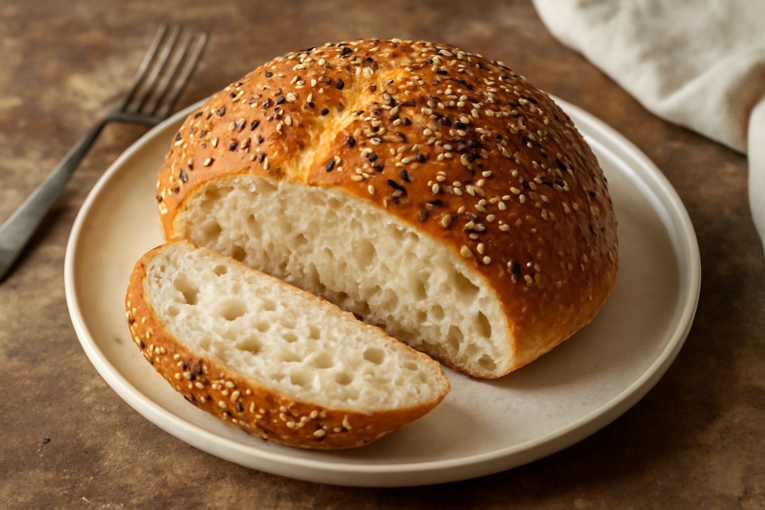 Pane ai semi di sesamo