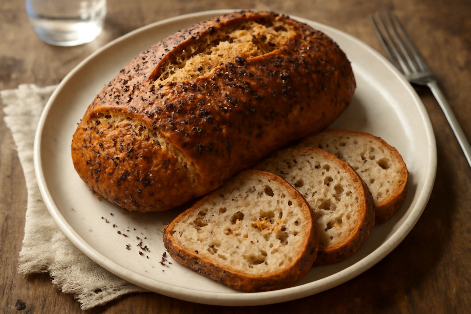 Pane alle noci e pepe