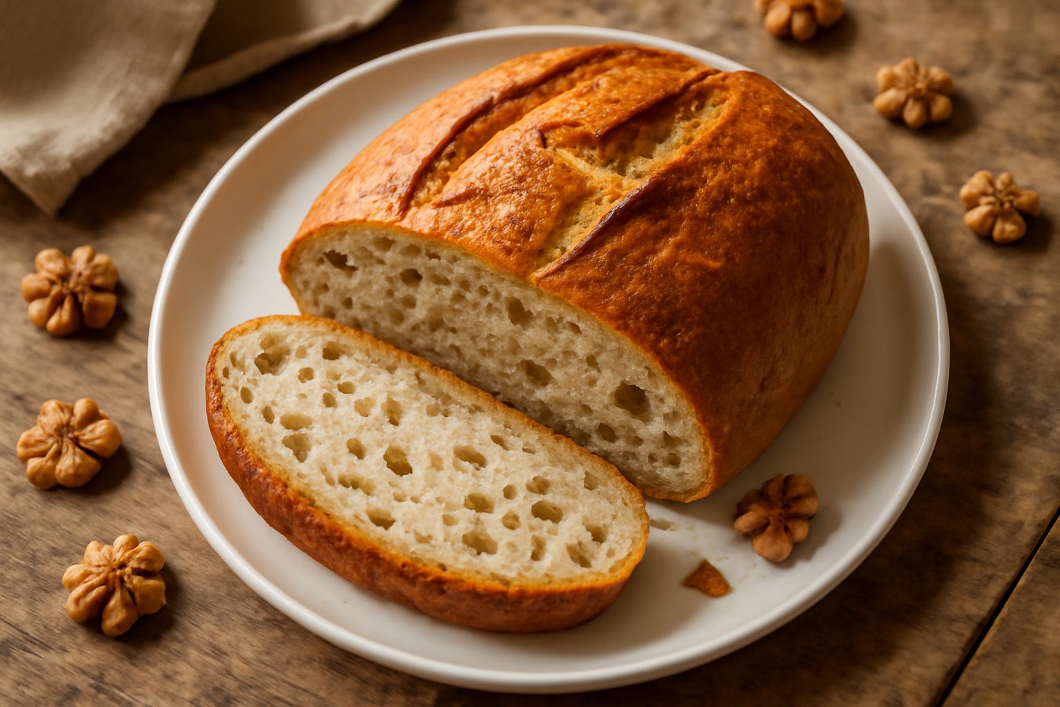 Pane all'olio di noci