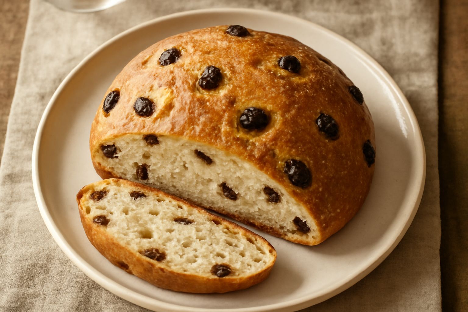 Pane all'uvetta piemontese