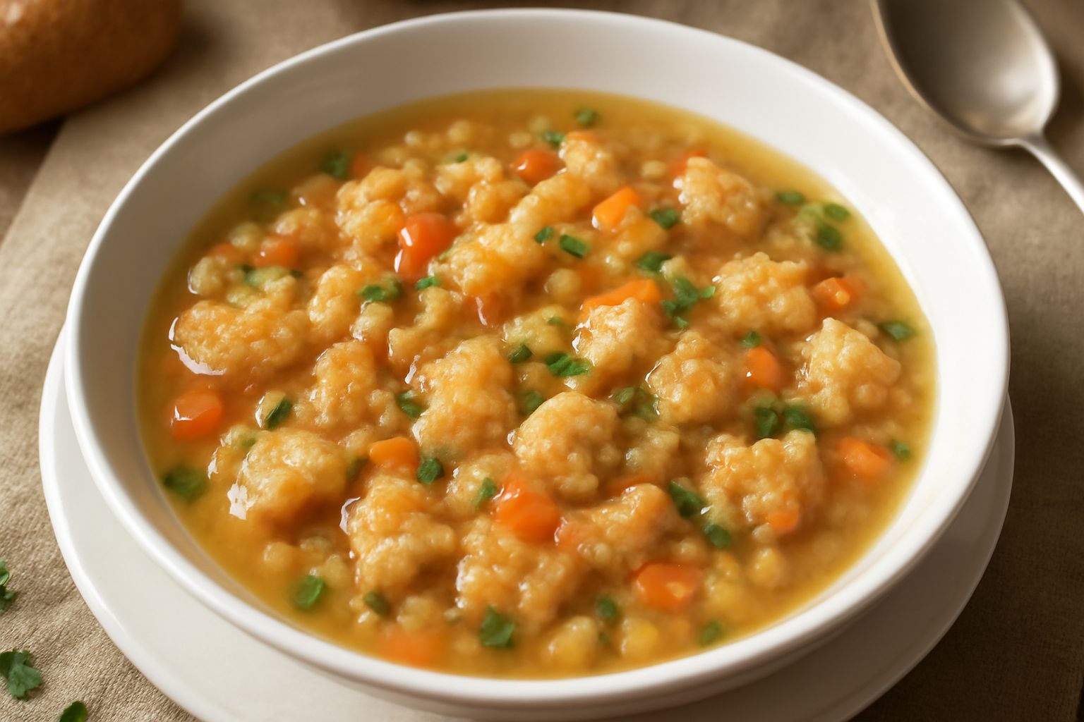 Pane bagnato in brodo di verdura