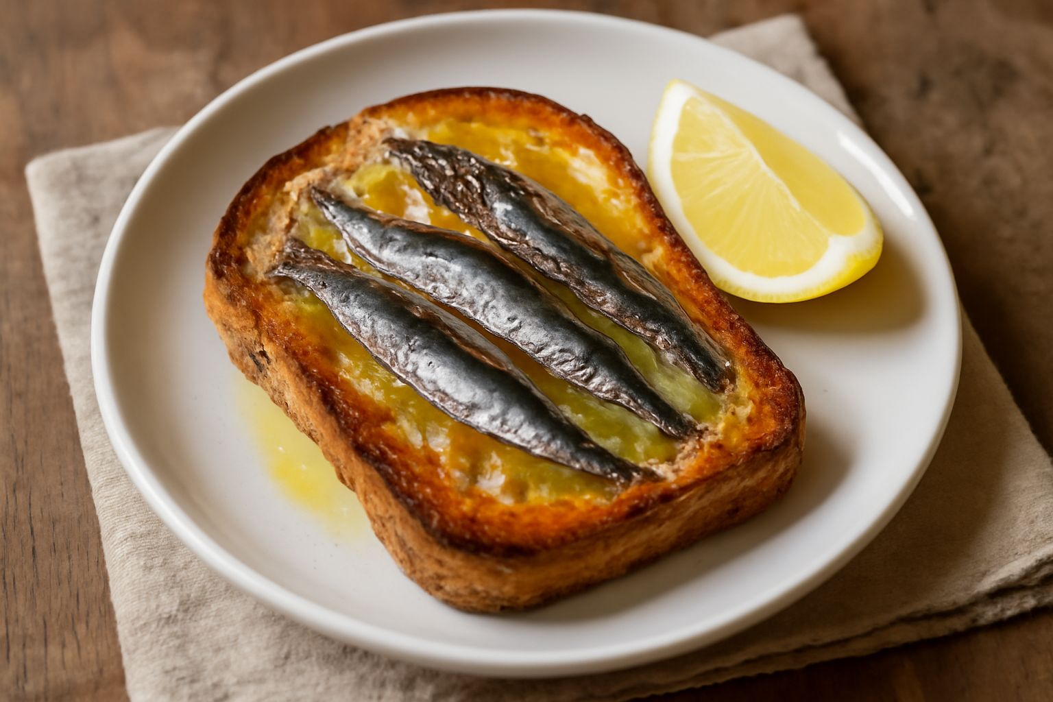 Pane burro e alici