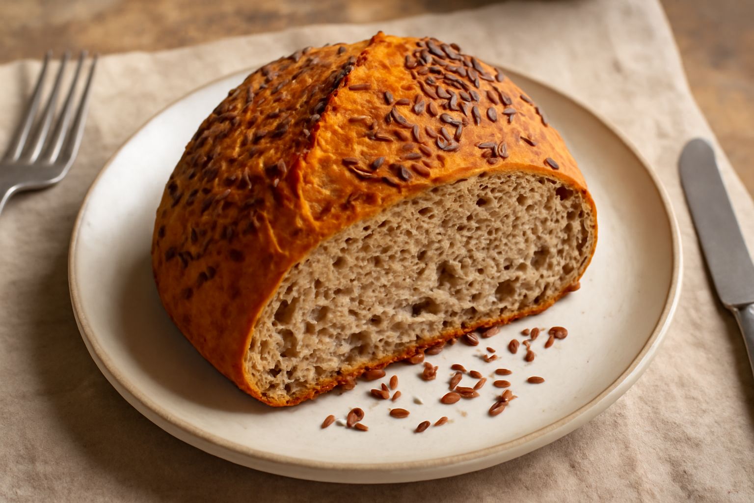 Pane ca' semi di lino