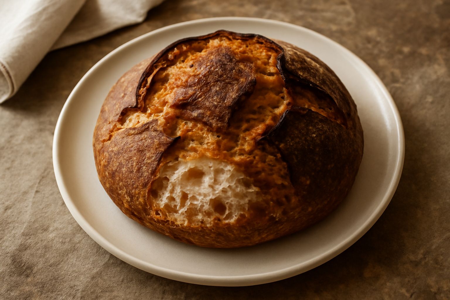 Pane casereccio di montagna
