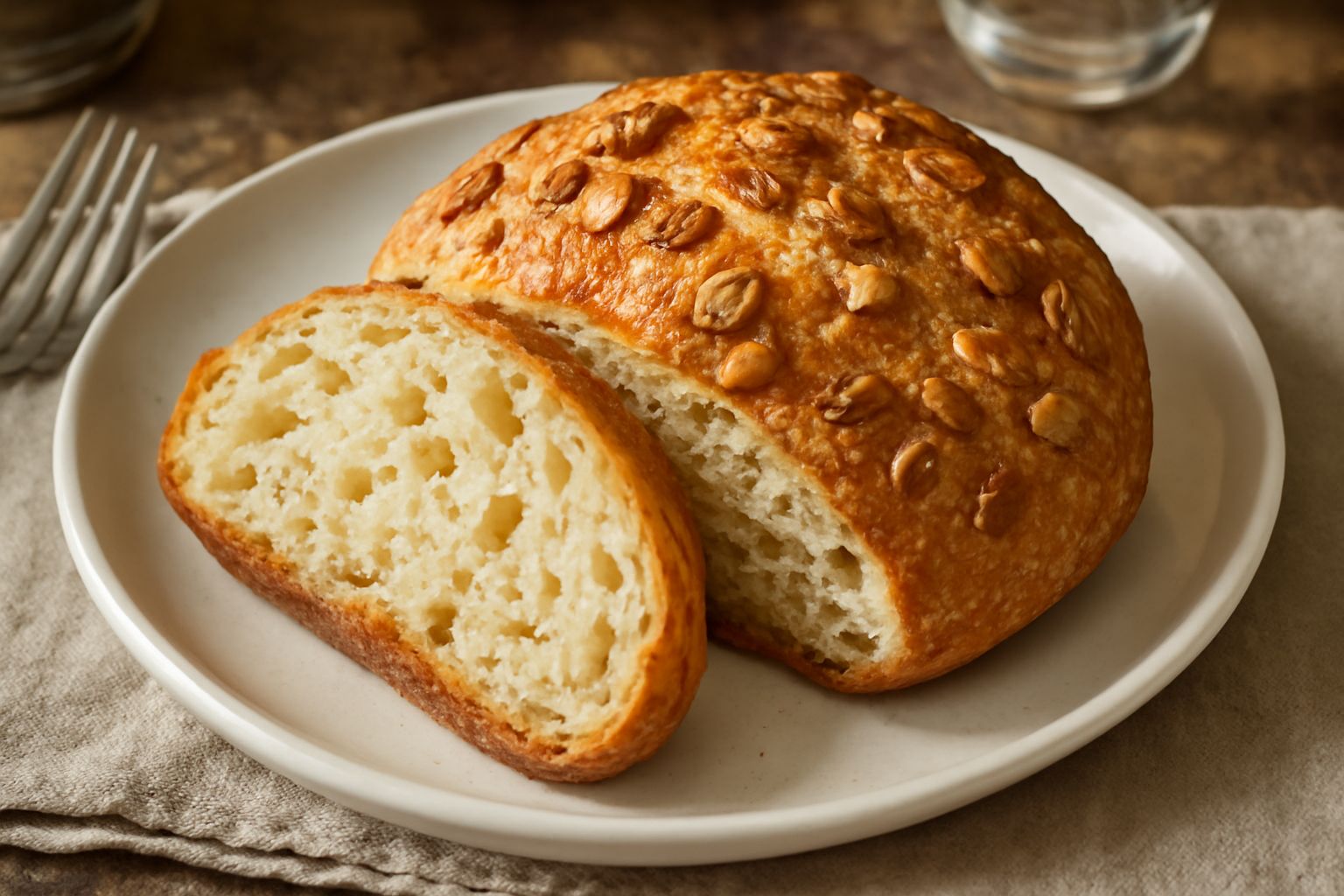 Pane con arachidi