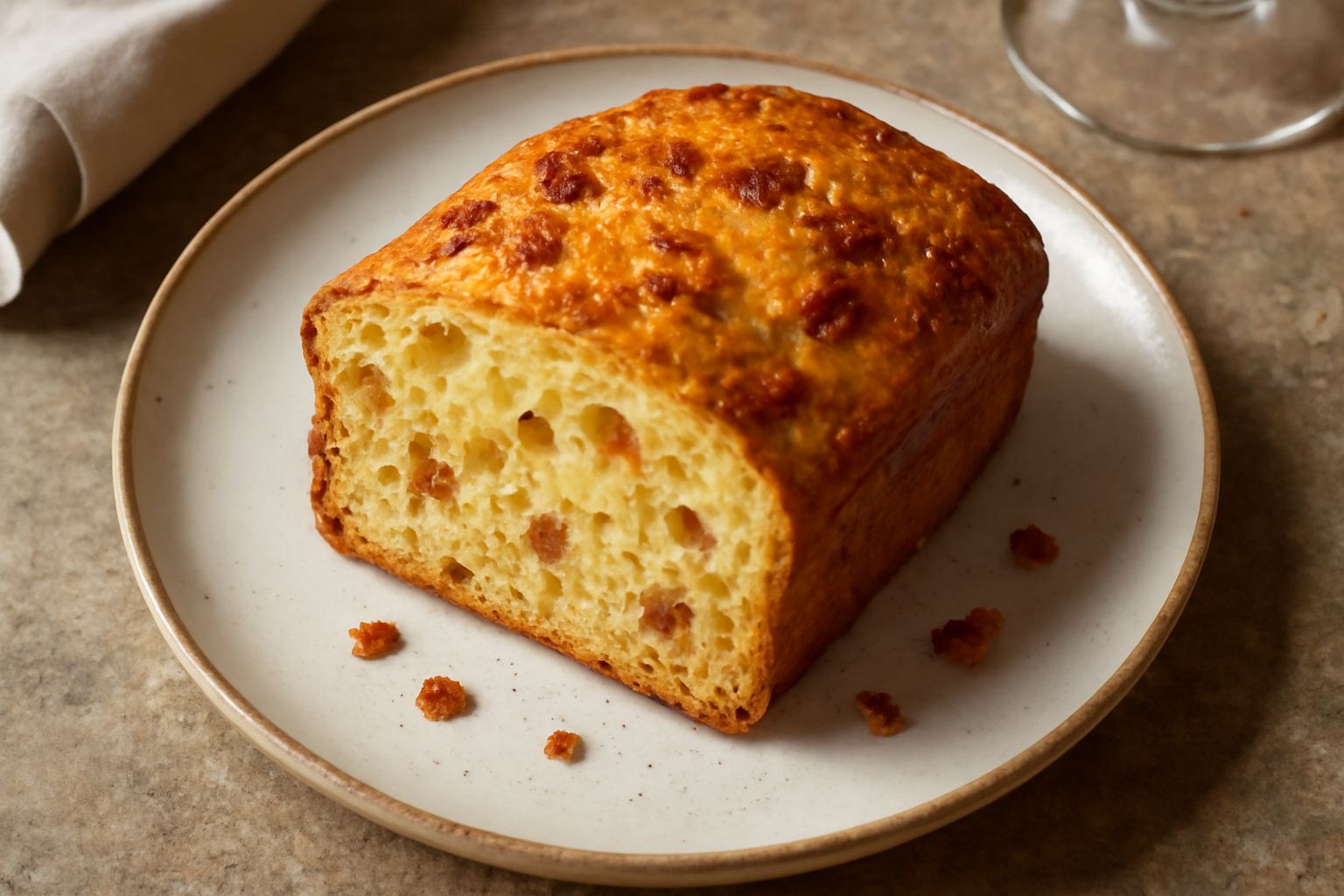 Pane con pancetta