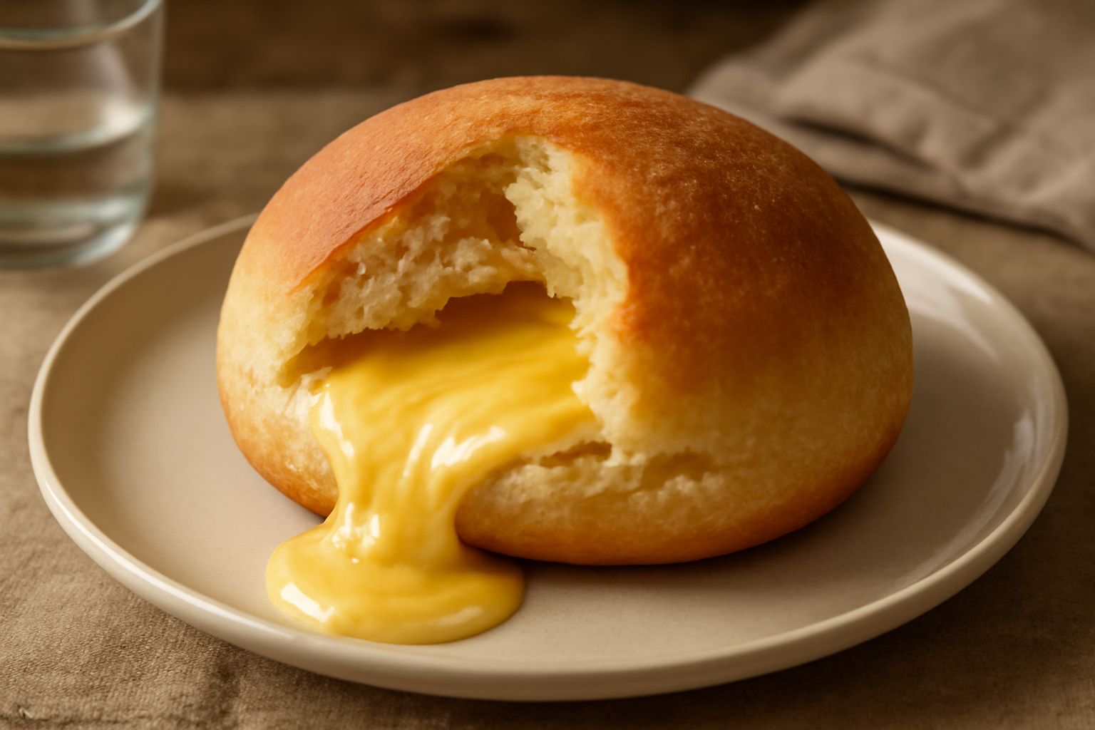 Pane con ripieno di formaggio