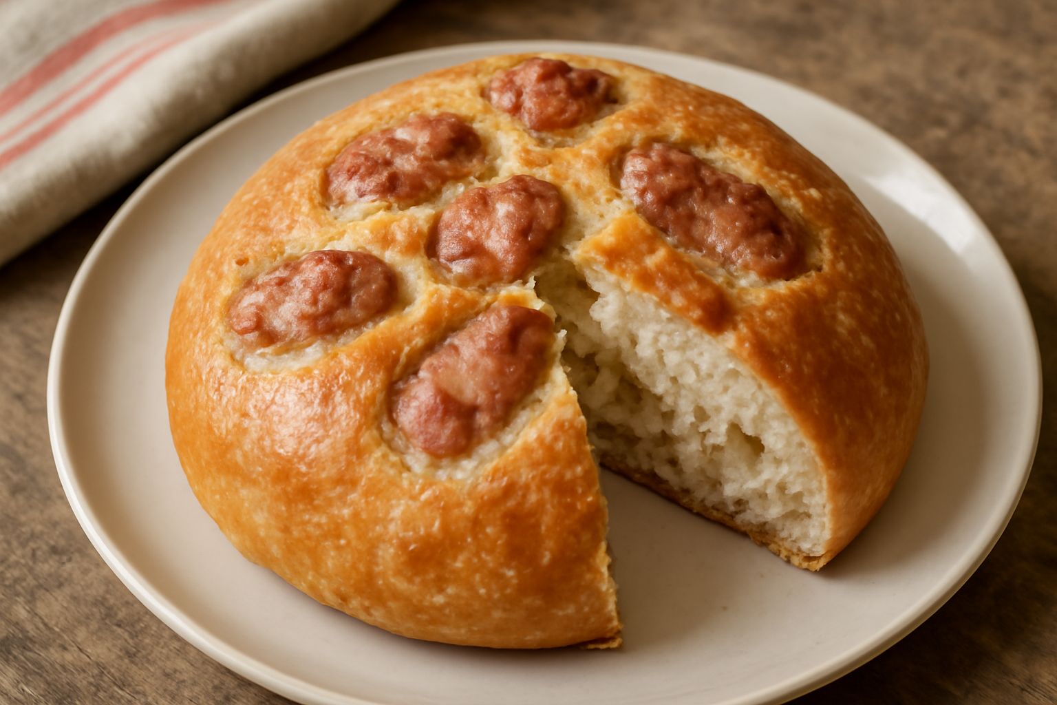 Pane con salsiccia