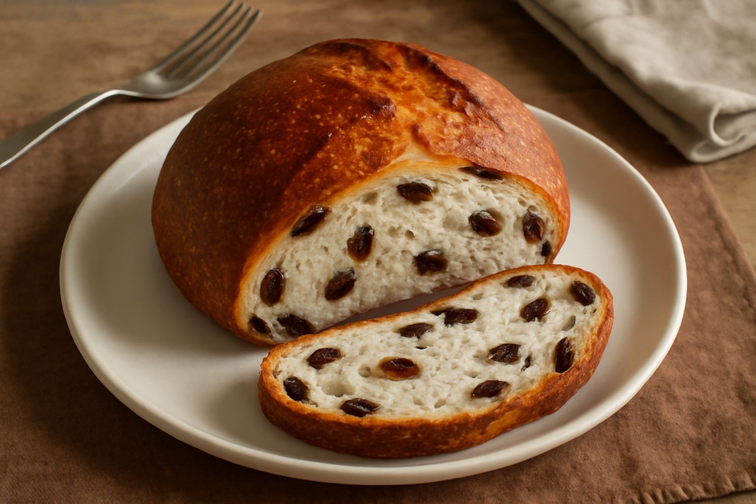 Pane con uvetta