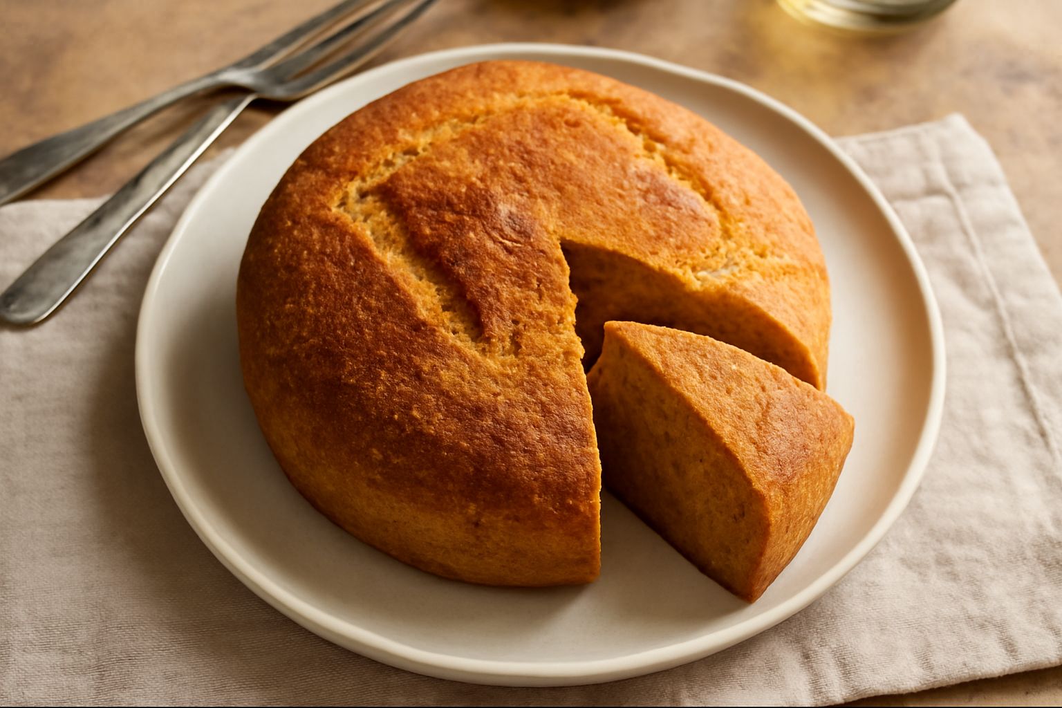 Pane di farina di ceci integrale