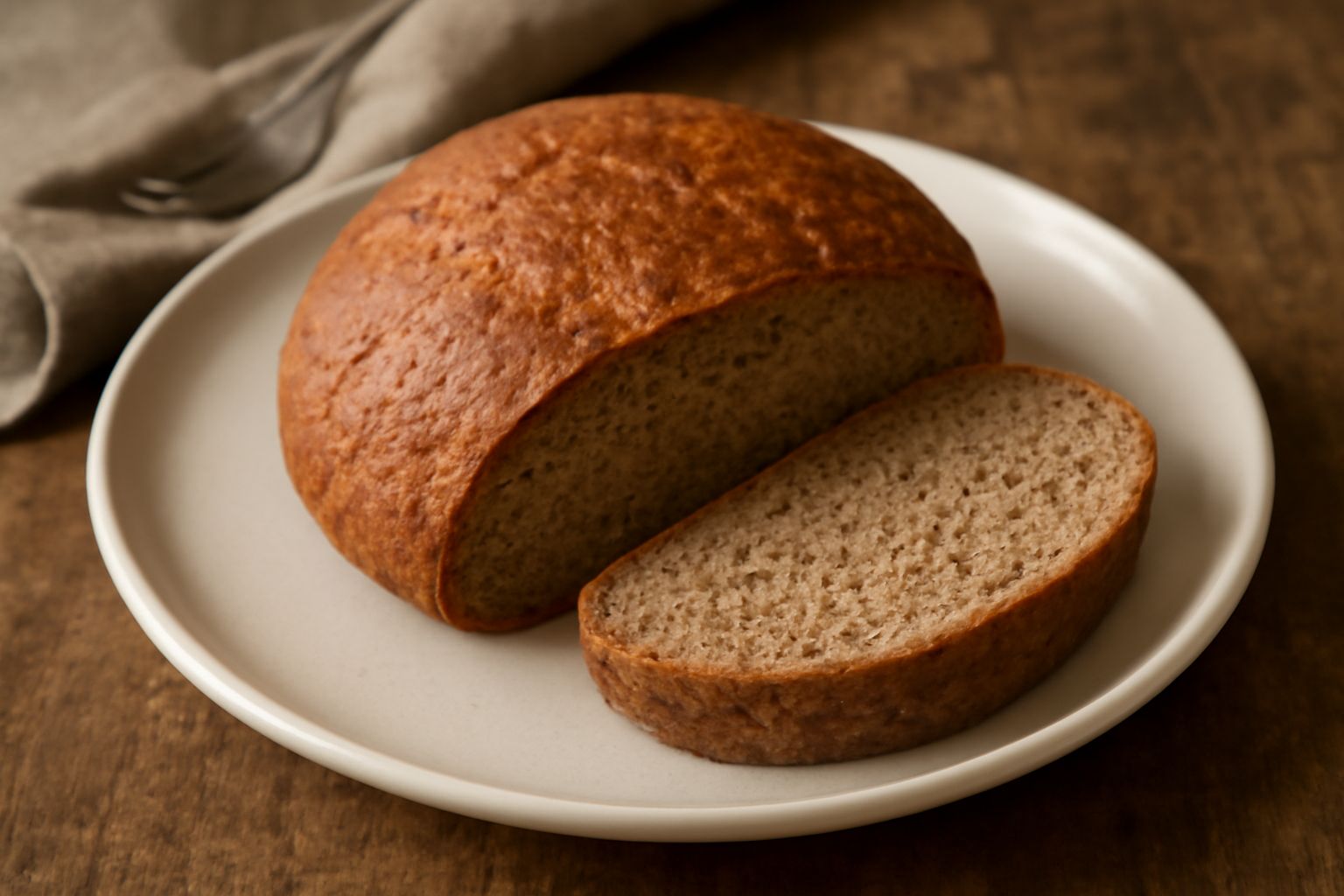 Pane di farina di fagioli integrale