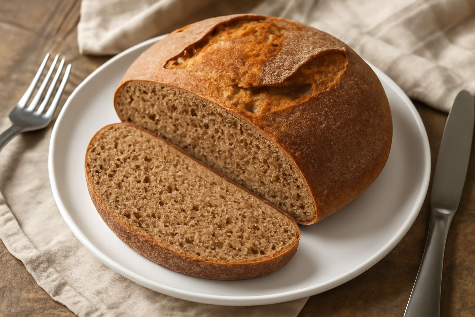Pane di farina di frumento integrale