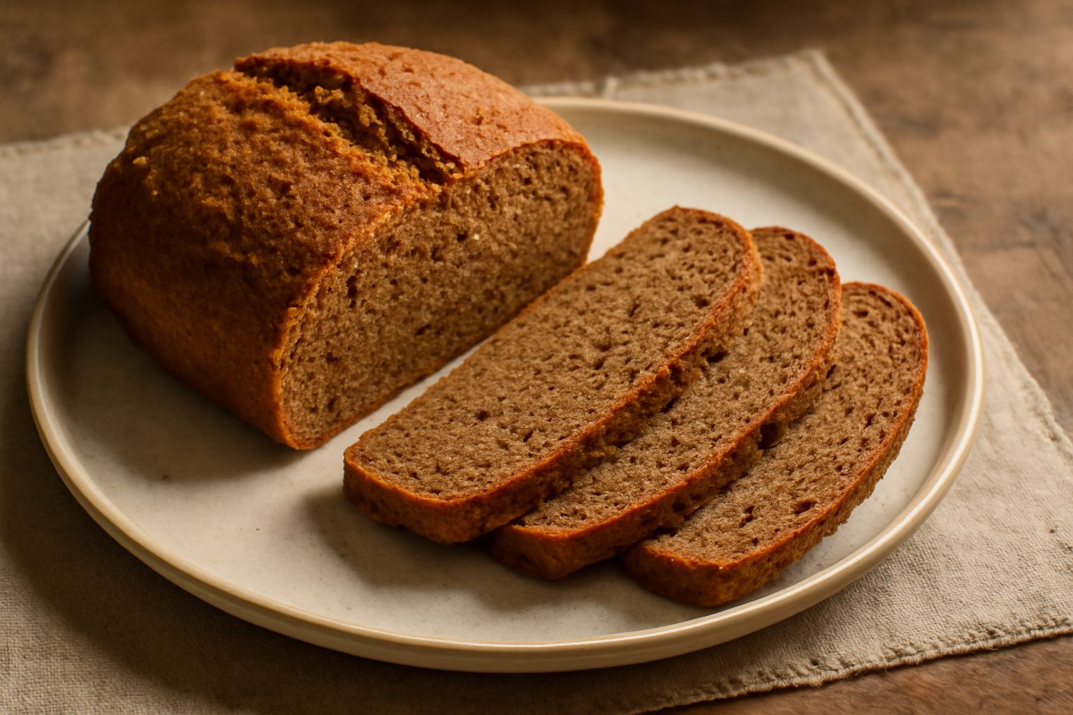 Pane di farina di lenticchie integrale