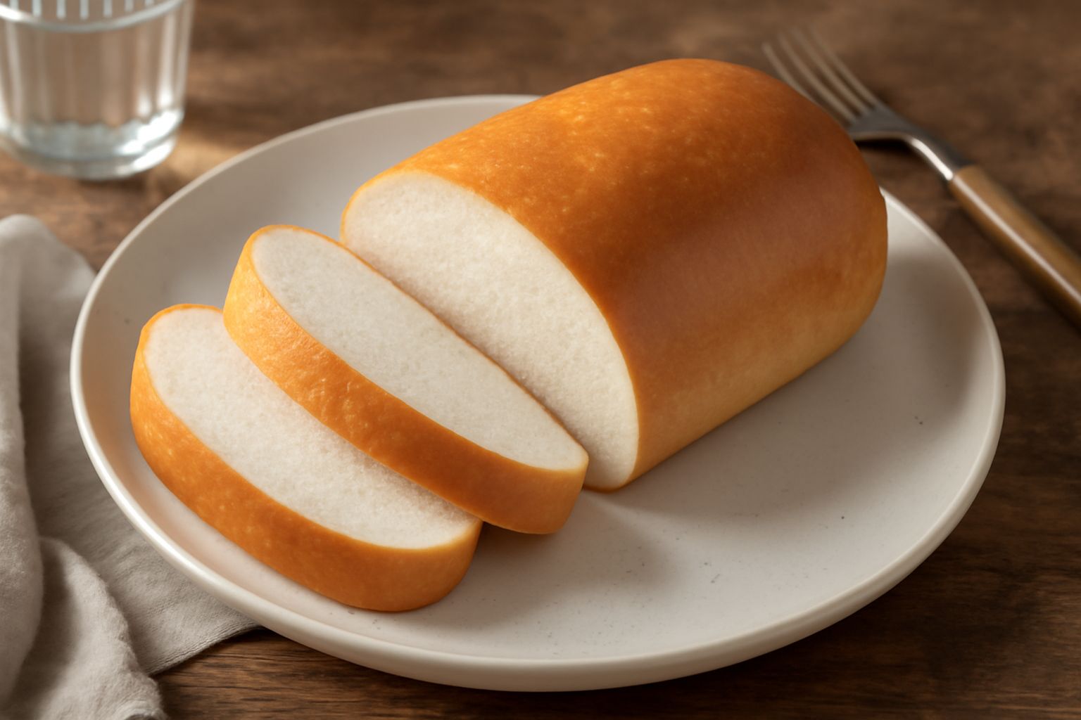 Pane di farina di riso bianco