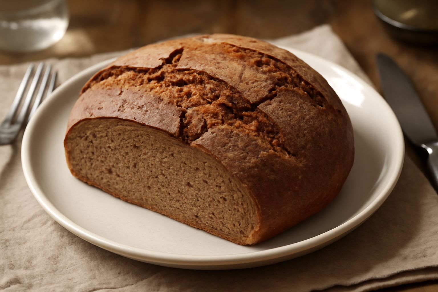 Pane di farina di spelta integrale
