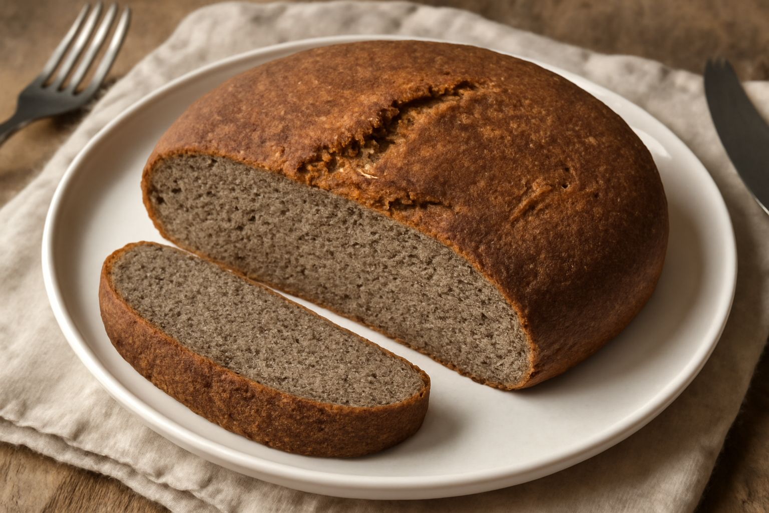 Pane di farina di teff integrale