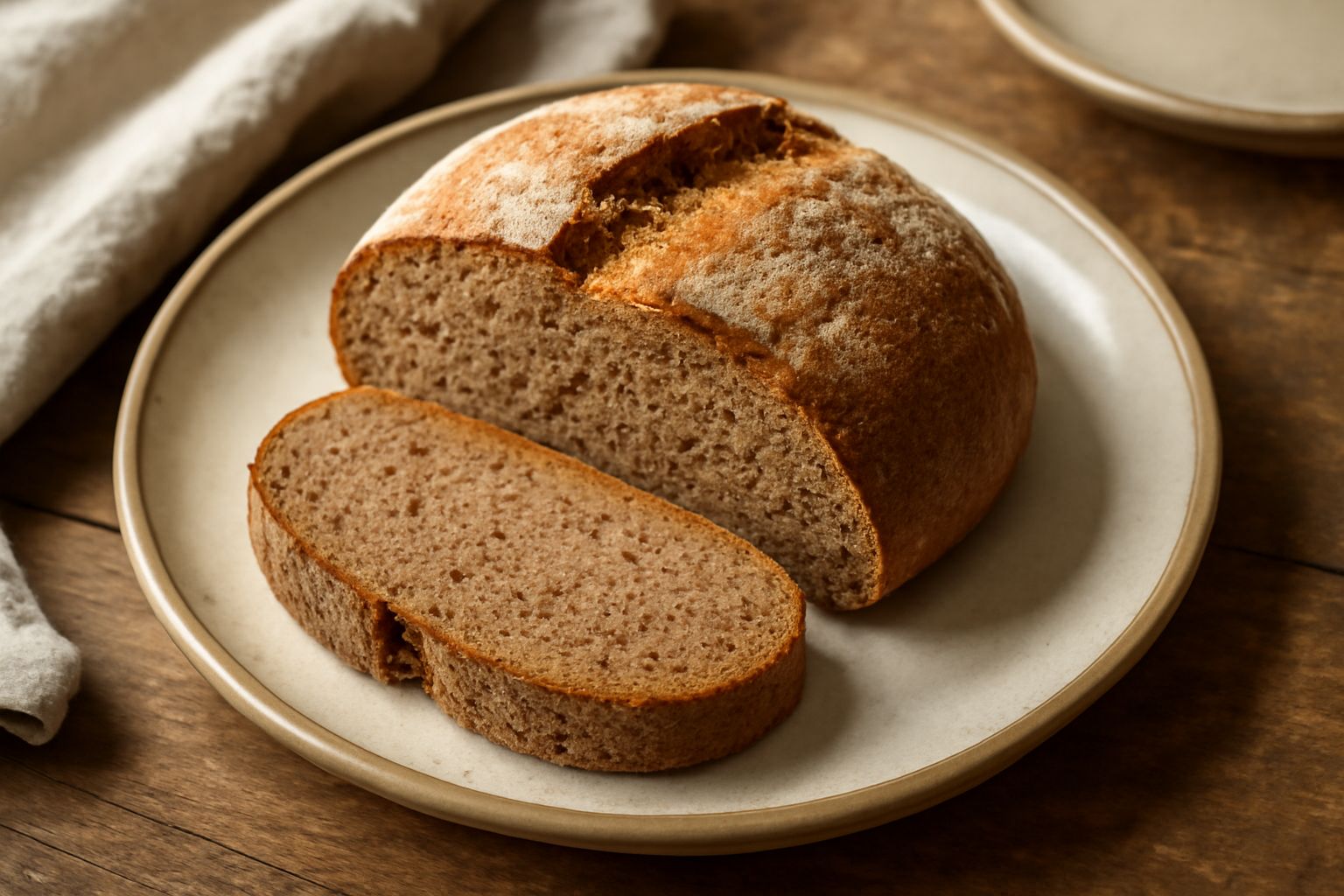 Pane di farina d'orzo integrale