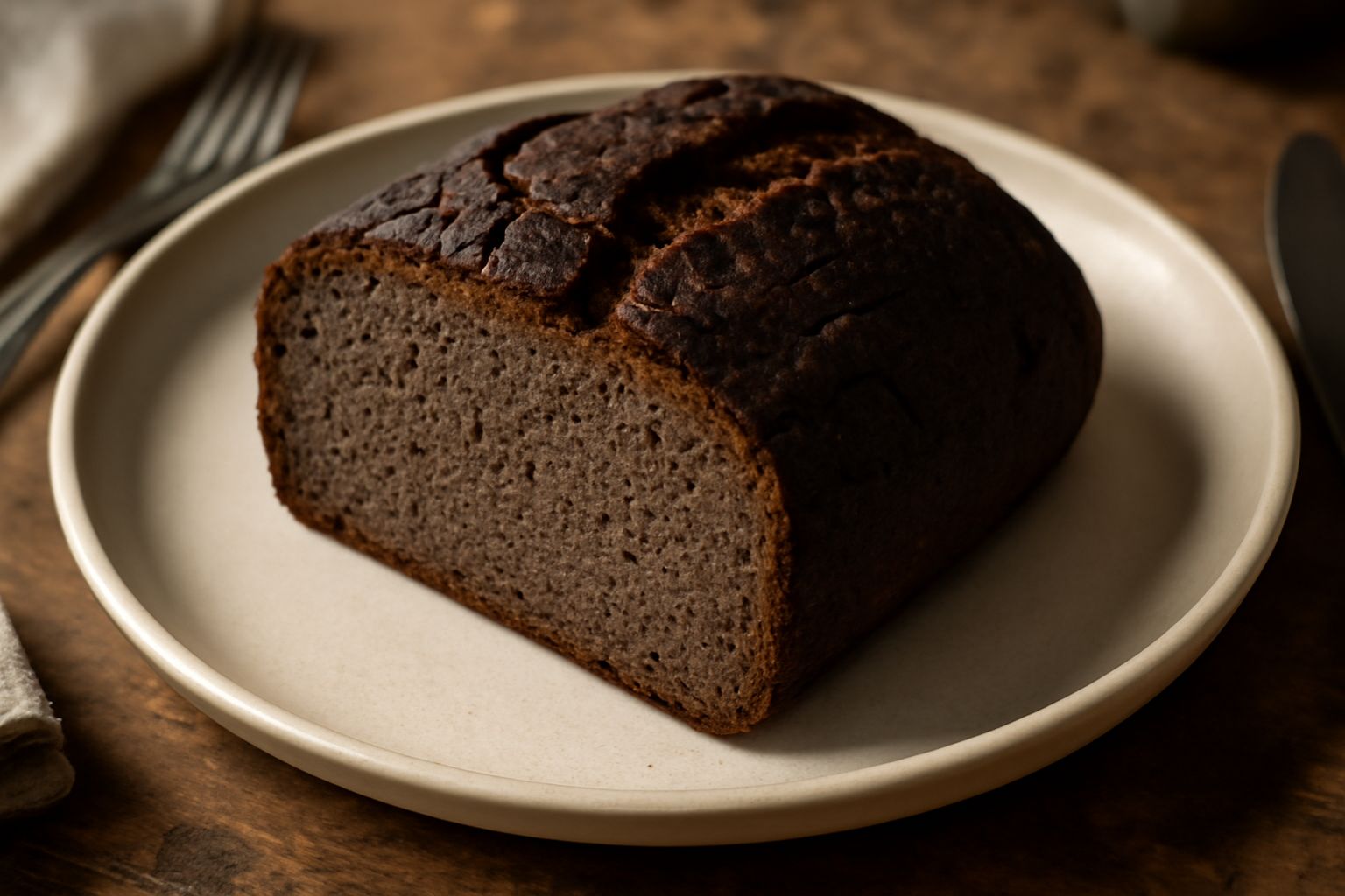 Pane di segale scuro