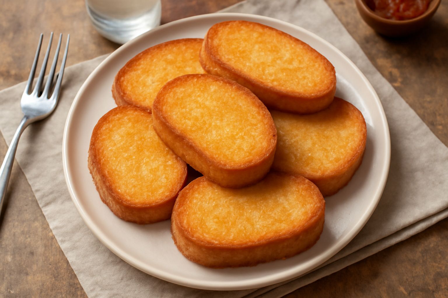 Pane di semola raffermo fritto